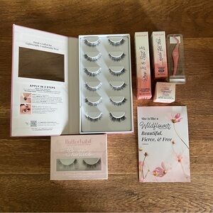 FlutterHabit Eyelash Set with Applicator LIKE NEW